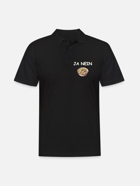 Yes No Potato Salad - Men's Polo Shirt - black