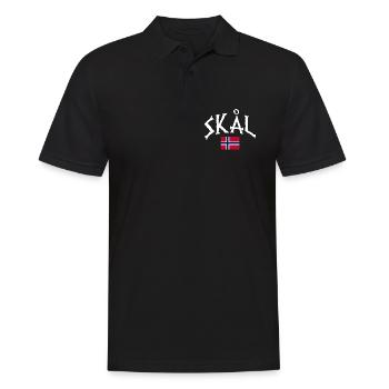 Norway Vacation Norge Fjords Travel Scandinavian - Männer Poloshirt - Schwarz - Vorne - Kai (181cm)