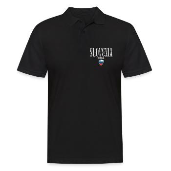Originaire de Slovénie, né en Slovénie - Polo Homme - noir - Devant - Kai (181cm)