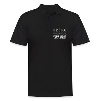 Joyeux Noël - Polo Homme - noir - Devant - Kai (181cm)