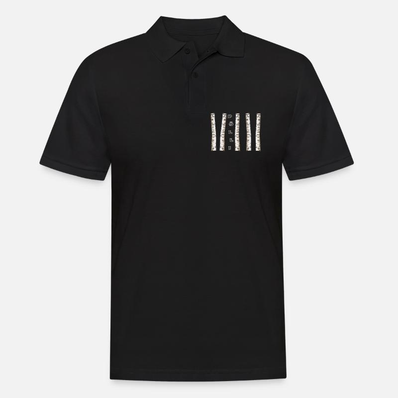 EULE - Männer Poloshirt - Schwarz