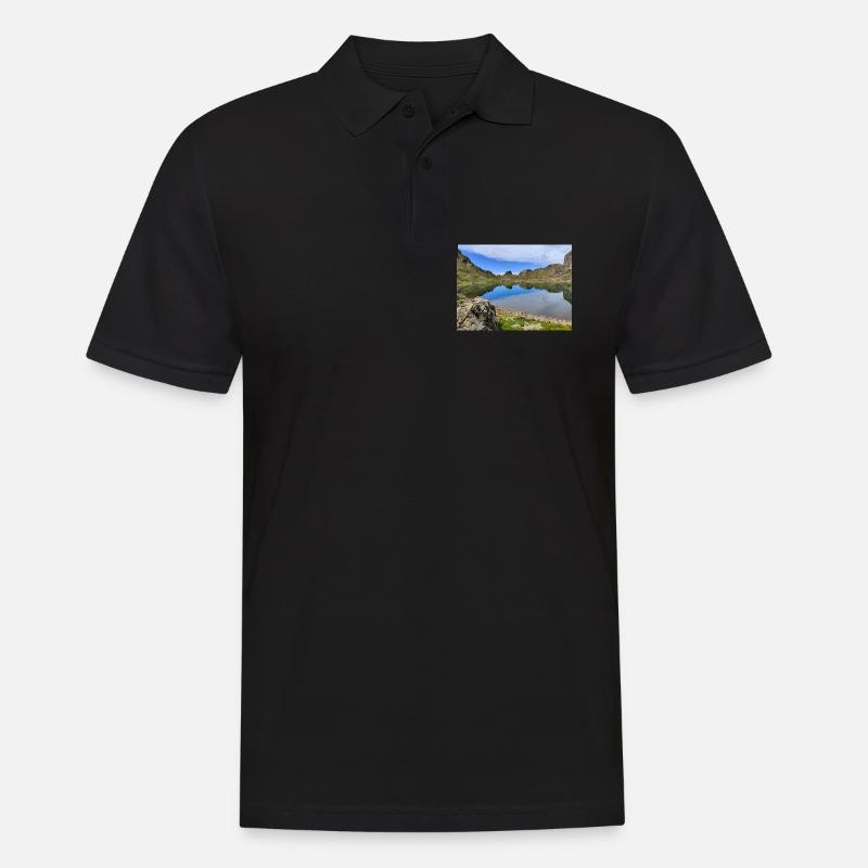 Robert See - Männer Poloshirt - Schwarz