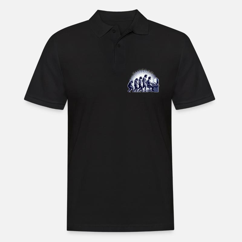 GAMING EVOLUTION - Männer Poloshirt - Schwarz