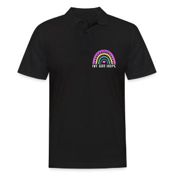 Ivf Retrieval Artificial Insemination Test Tube - Men's Polo Shirt - black - Front - Kai (181cm)