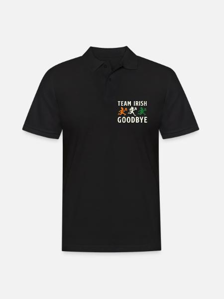 Team Irish Abschied St. Patrick's Day - Männer Poloshirt - Schwarz