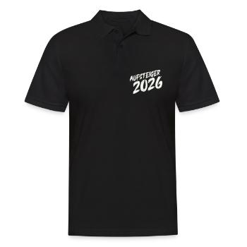 Rising Star 2026 Design - Men's Polo Shirt - black - Front - Kai (181cm)