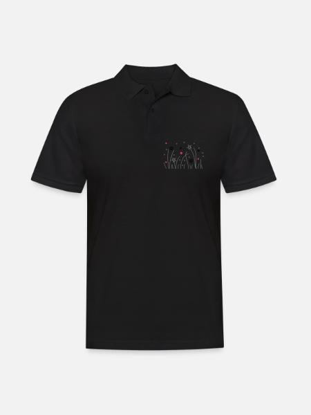 grashalme - Men's Polo Shirt - black