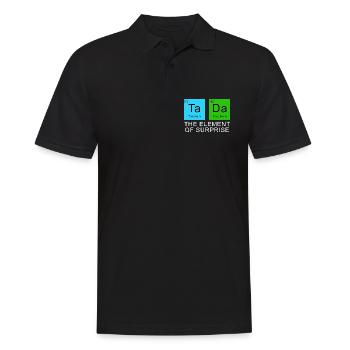 The Element Of Surprise - Men's Polo Shirt - black - Front - Kai (181cm)