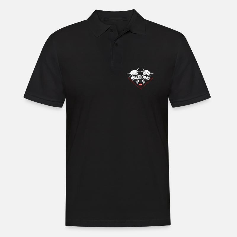 Knucklehead 1947 - Männer Poloshirt - Schwarz