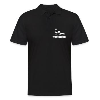 Water polo - Men's Polo Shirt - black - Front - Kai (181cm)