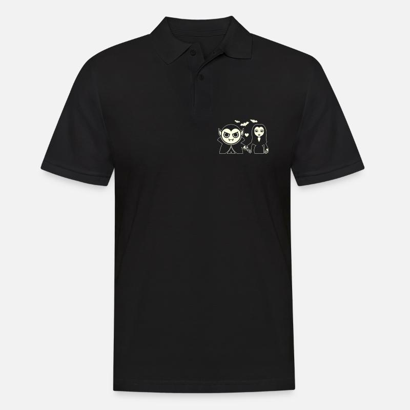 Vampire et Vampire de la Nuit - Polo Homme - noir