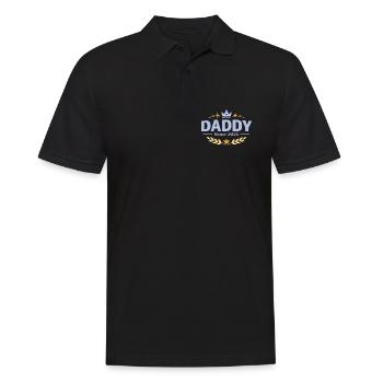 Papa depuis 2026 – Proud Dad Design - Polo Homme - noir - Devant - Kai (181cm)