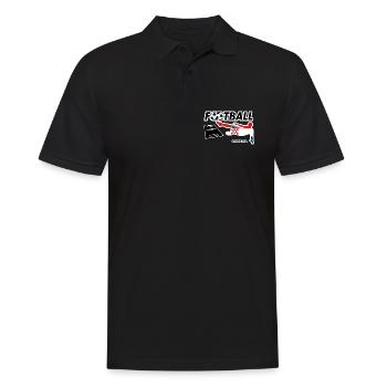 Fièvre du football Croatie - Polo Homme - noir - Devant - Kai (181cm)