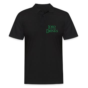 Fantasie Getränke Saga - Männer Poloshirt - Schwarz - Vorne - Kai (181cm)