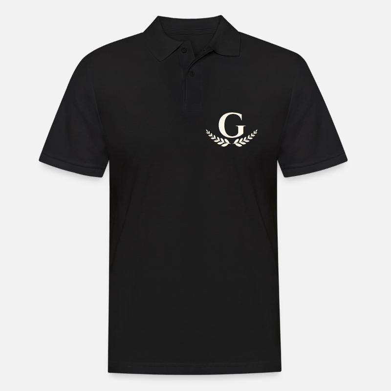G - Männer Poloshirt - Schwarz