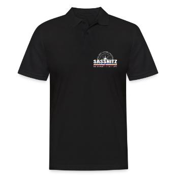 Sassnitz - Männer Poloshirt - Schwarz - Vorne - Kai (181cm)