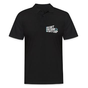 On ne peut pas verser dans un gobelet vide Soins personnels - Polo Homme - noir - Devant - Kai (181cm)