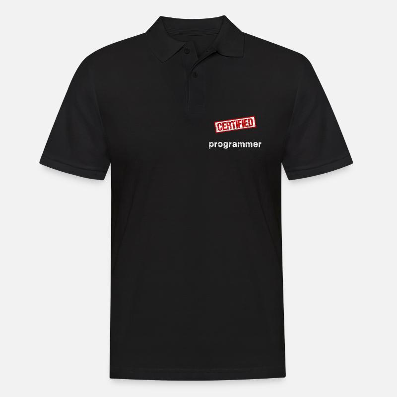 Programmeur - Polo Homme - noir