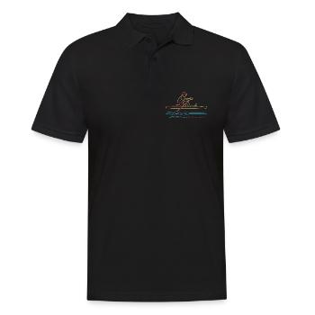 Rudern Steamwave - Männer Poloshirt - Schwarz - Vorne - Kai (181cm)