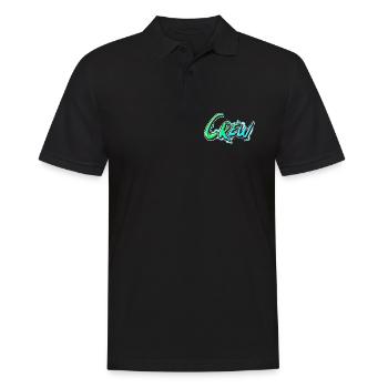 crew - Men's Polo Shirt - black - Front - Kai (181cm)