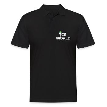 World - Men's Polo Shirt - black - Front - Kai (181cm)