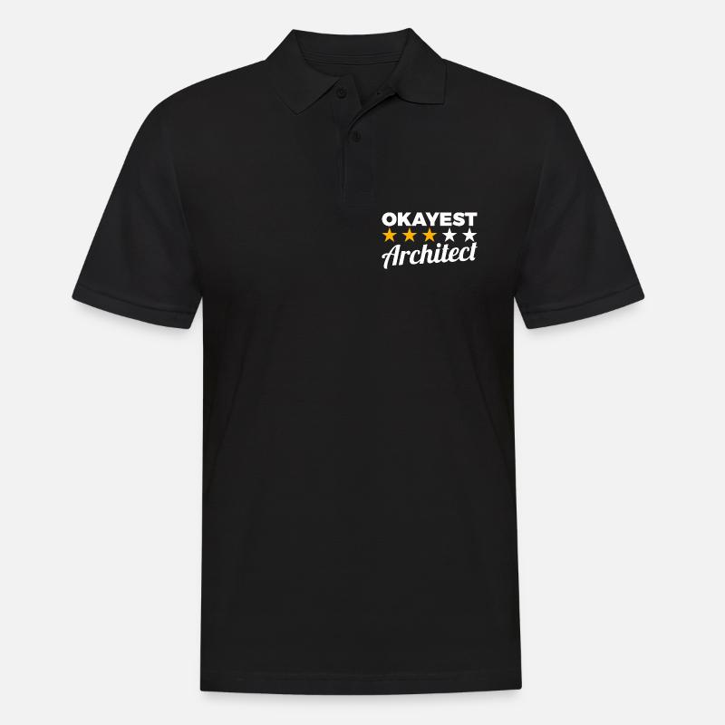 Durchschnittlicher Architekt - Männer Poloshirt - Schwarz