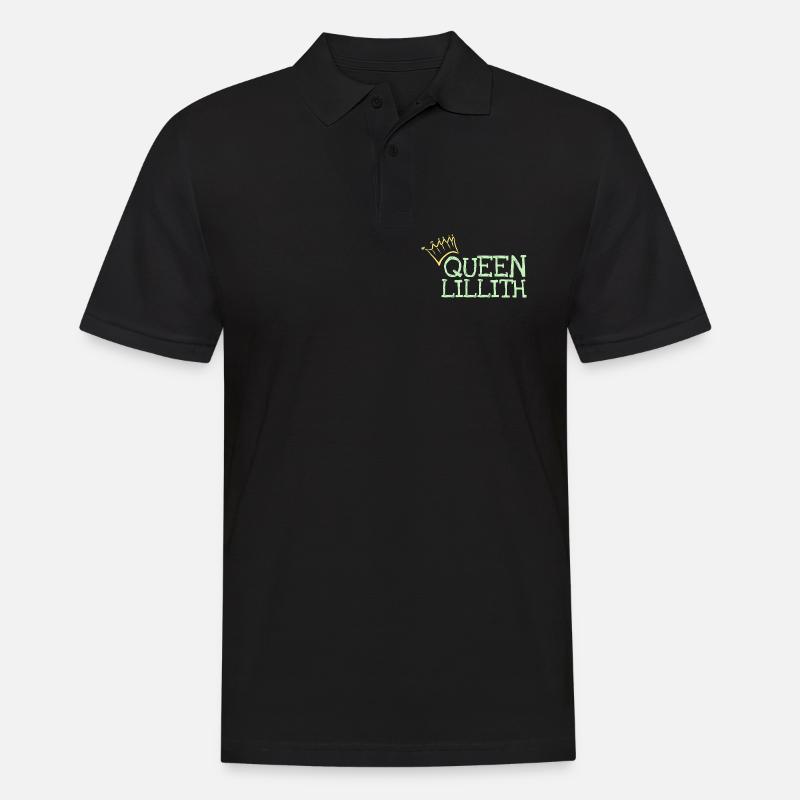 Lillith - Männer Poloshirt - Schwarz