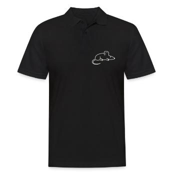 mouse animal - Men's Polo Shirt - black - Front - Kai (181cm)