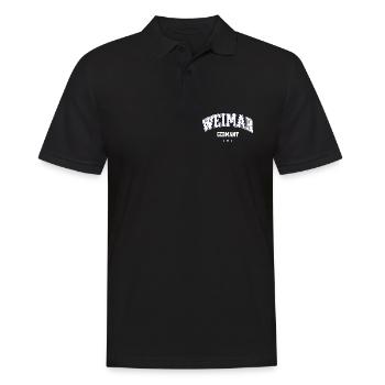 Weimar Germany Emblem - Men's Polo Shirt - black - Front - Kai (181cm)
