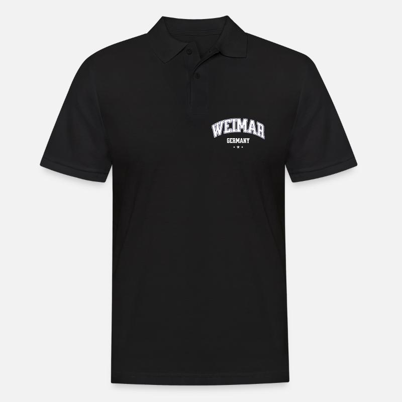 Weimar Germany Emblem - Men's Polo Shirt - black