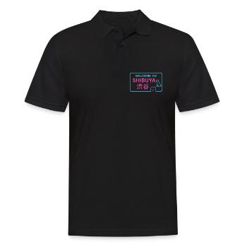 Welcome to Shibuya - Polo Homme - noir - Devant - Kai (181cm)
