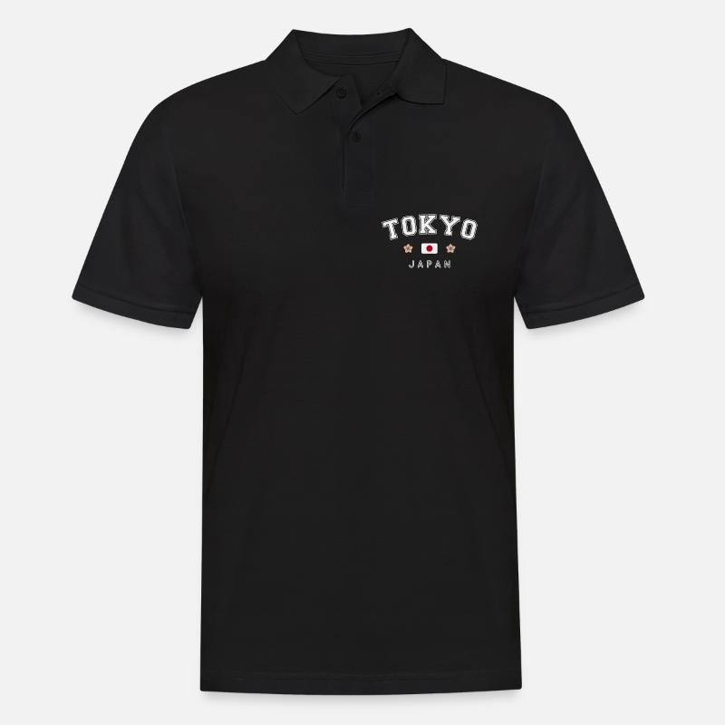 Tokyo Japan - Männer Poloshirt - Schwarz