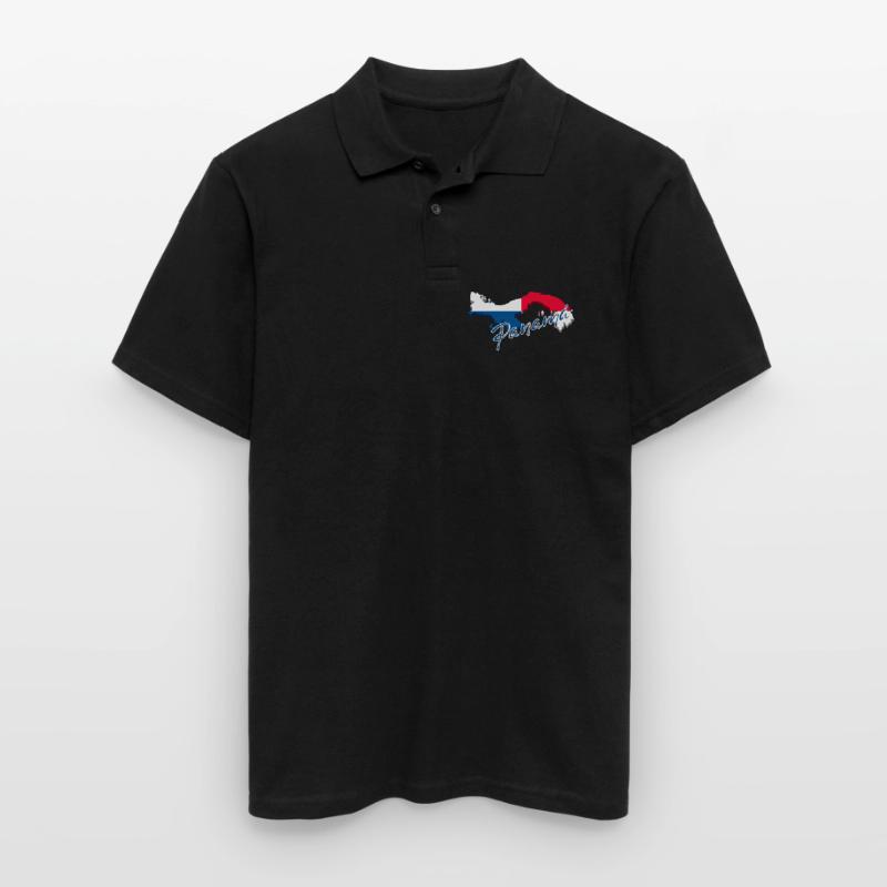 Drapeau du Panama, carte drapeau du Panama Polo Homme