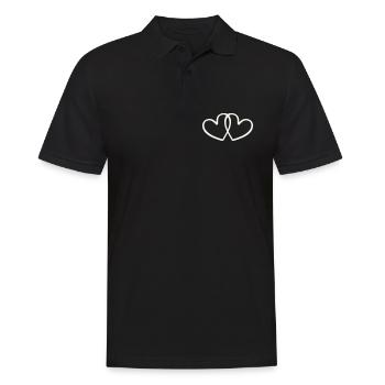 Cœur - Polo Homme - noir - Devant - Kai (181cm)