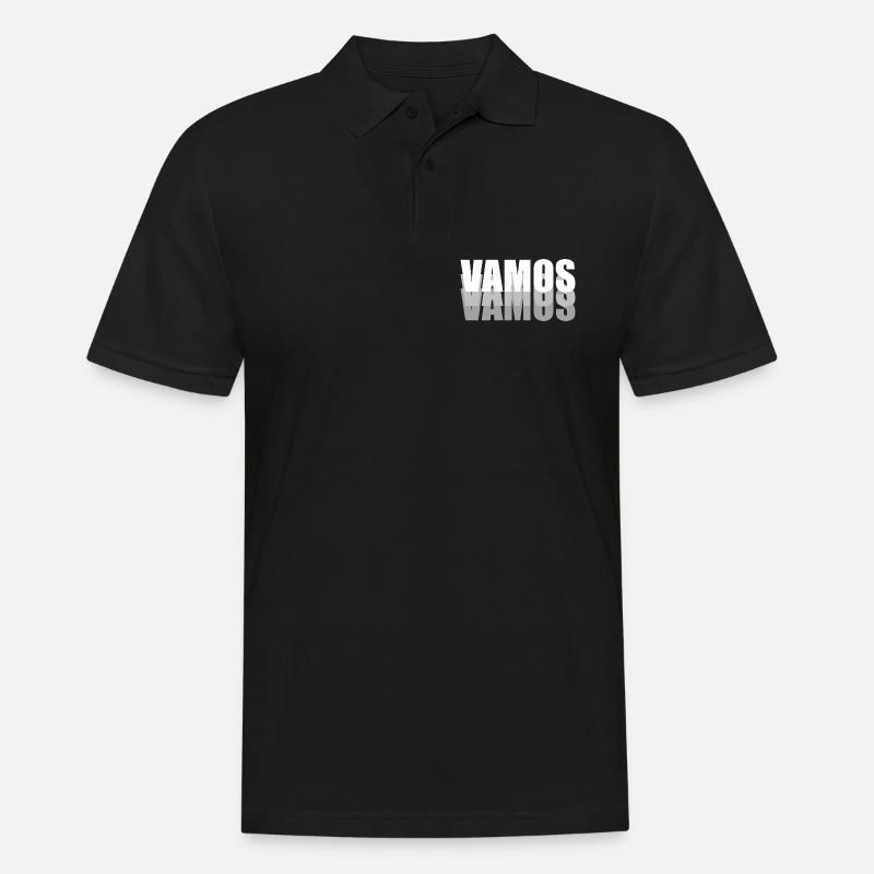 VAMOS - Männer Poloshirt - Schwarz