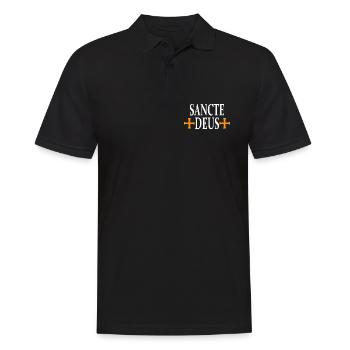 Croix Sancte Deus Conception Religieuse - Polo Homme - noir - Devant - Kai (181cm)