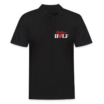 Moitié en couple jumellant la Saint-Valentin Sweet - Polo Homme - noir - Devant - Kai (181cm)