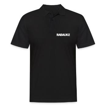 Rabauke - Männer Poloshirt - Schwarz - Vorne - Kai (181cm)