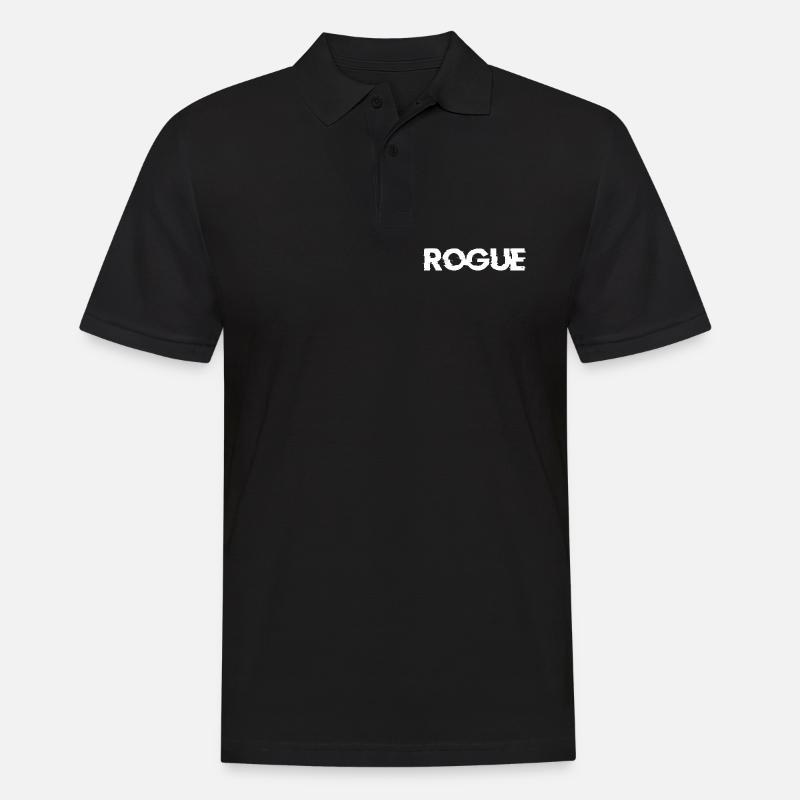 Rogue - Männer Poloshirt - Schwarz