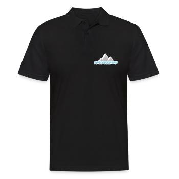 Geschenk für Finsteraarhorn - Männer Poloshirt - Schwarz - Vorne - Kai (181cm)