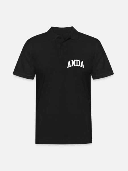 Anda - Polo Homme - noir