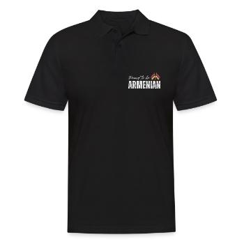 Arménien fier, patriote arménien - Polo Homme - noir - Devant - Kai (181cm)