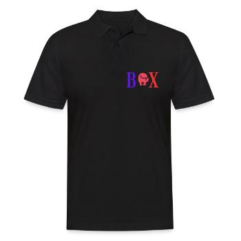 Boxing Power Logo - Men's Polo Shirt - black - Front - Kai (181cm)