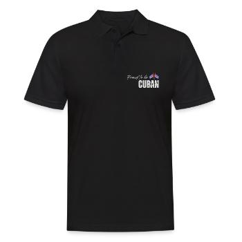 Fierté cubaine, j'aime Cuba - Polo Homme - noir - Devant - Kai (181cm)