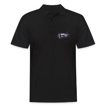 Retro Cassette 80s 90s Music - Men's Polo Shirt - black - Front - Kai (181cm)