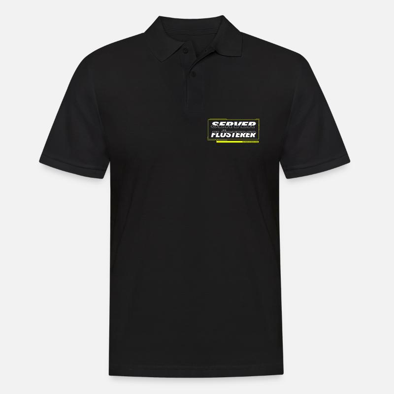 Server Flüsterer - Männer Poloshirt - Schwarz