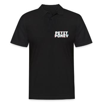 Petit poney - Polo Homme - noir - Devant - Kai (181cm)