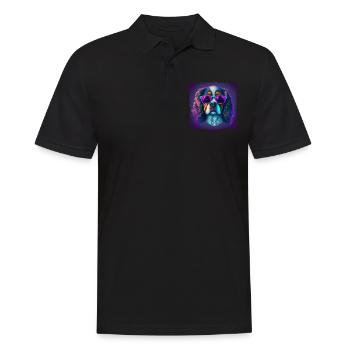Dog saying Cavalier Spaniel for dog lovers - Men's Polo Shirt - black - Front - Kai (181cm)