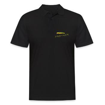 Firetiger - Men's Polo Shirt - black - Front - Kai (181cm)
