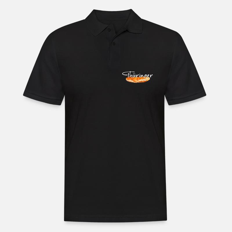 Thüringer Bratwurst - Männer Poloshirt - Schwarz